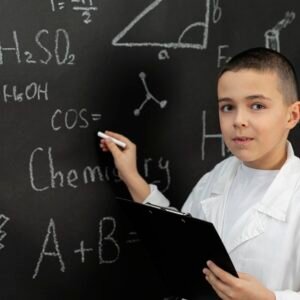 boy-laboratory-with-coat-writing