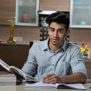 Student, Reading, Adult Student, Looking, India